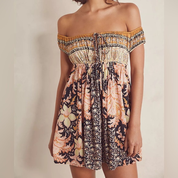 NWT Free People Bali Mariposa Mini Slip Dress - Picture 1 of 4